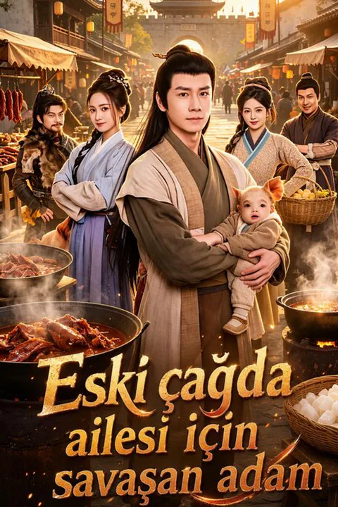 Eski çağda ailesi için savaşan adam afişi