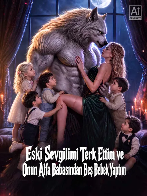 Eski Sevgilimi Terk Ettim ve Onun Alfa Babasından Beş Bebek Yaptım afişi