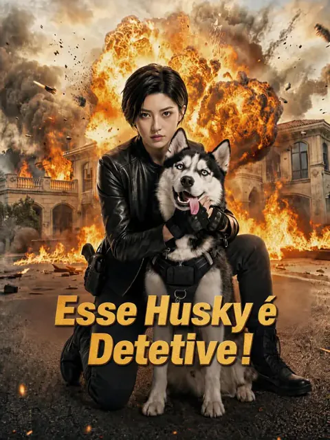 Pôster de Esse Husky é Detetive!