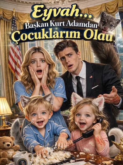 Eyvah... Başkan Kurt Adamdan Çocuklarım Oldu afişi