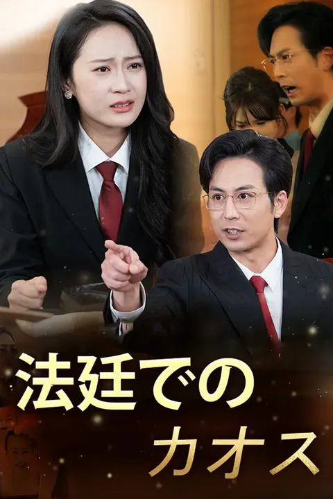 法廷でのカオスのポスター