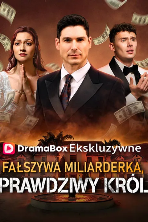 Fałszywa miliarderka, prawdziwy król – plakat