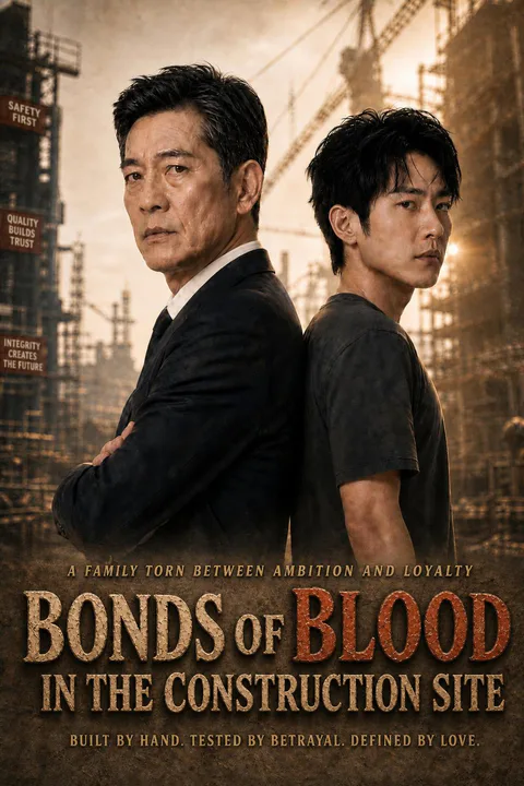 Father and Son at the Construction Site poster