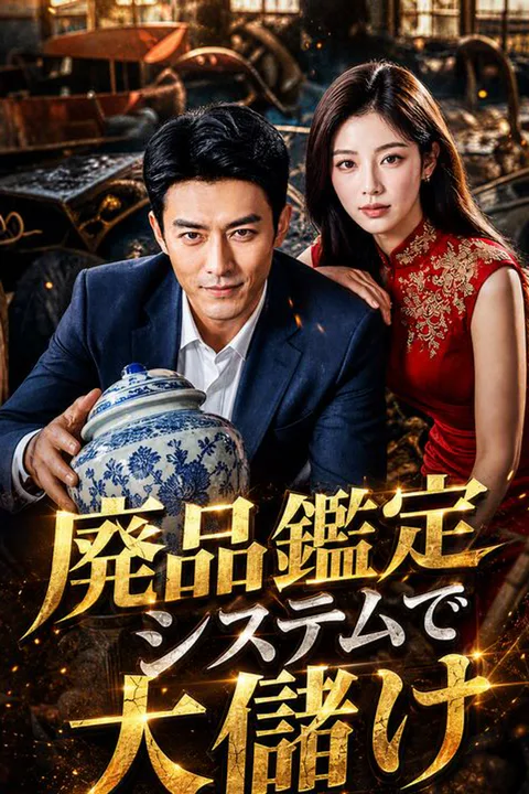 廃品鑑定システムで大儲けのポスター