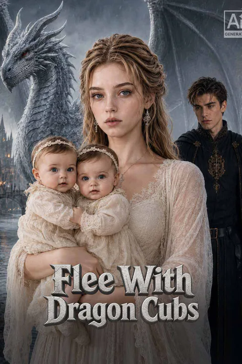 Flee With Dragon Cubs poster