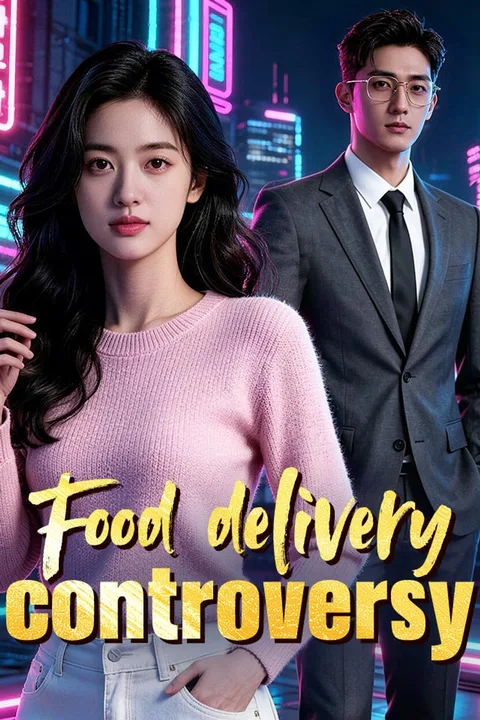 Food delivery controversy poster