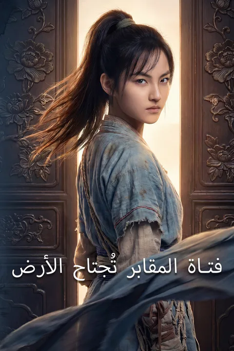 ملصق فتاة المقابر تُجتاح الأرض