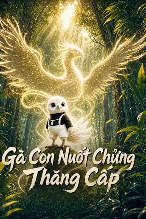 Poster Gà Con Nuốt Chửng Thăng Cấp