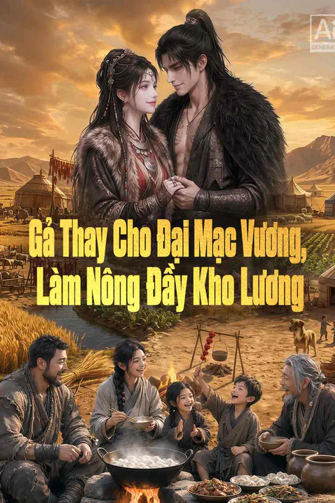 Poster Gả Thay Cho Đại Mạc Vương, Làm Nông Đầy Kho Lương