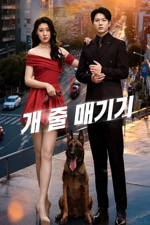 개 줄 매기기 포스터