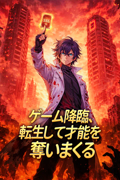 ゲーム降臨、転生して才能を奪いまくるのポスター