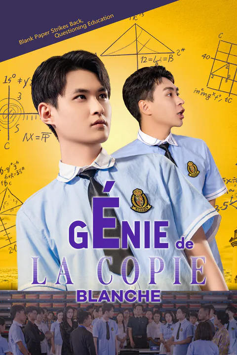 Affiche de Génie de la copie blanche