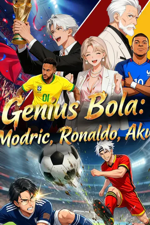 Poster Genius Bola: Modric, Ronaldo, Aku