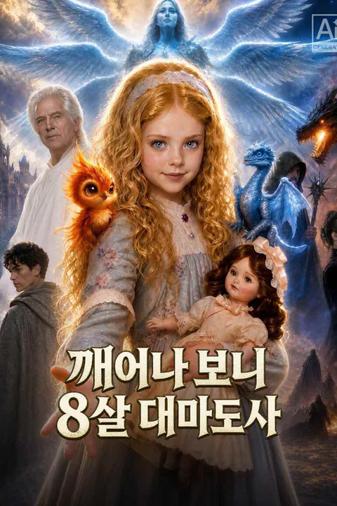 깨어나 보니 8살 대마도사 포스터