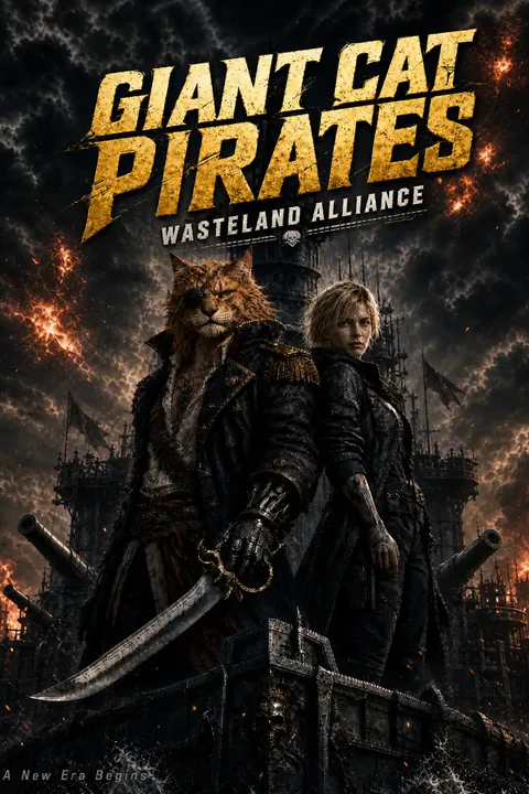 Giant Cat Pirates: Wasteland Alliance poster