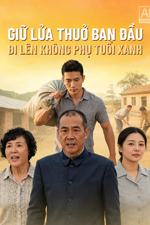 Poster Giữ lửa thuở ban đầu, đi lên không phụ tuổi xanh