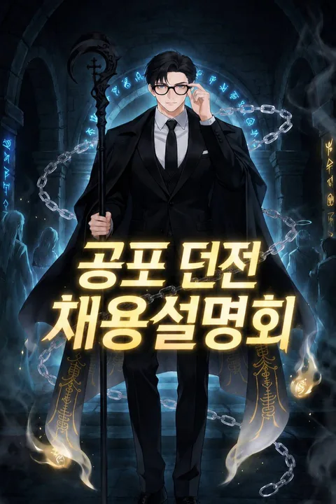 공포 던전 채용설명회 포스터