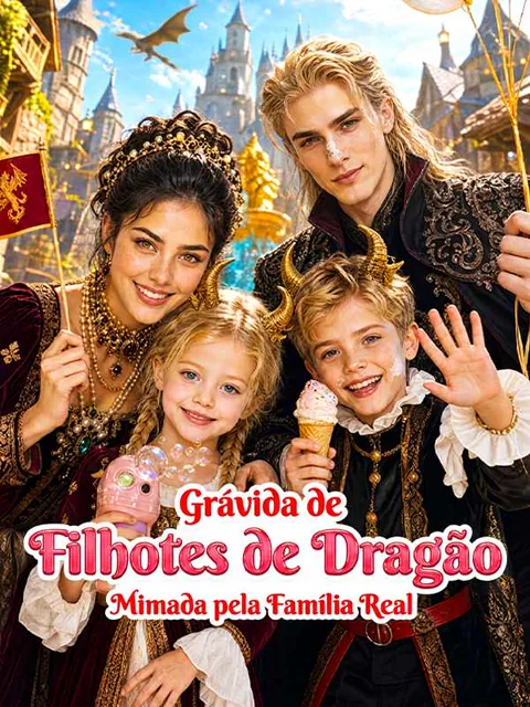 Pôster de Grávida de Filhotes de Dragão, Mimada pela Família Real