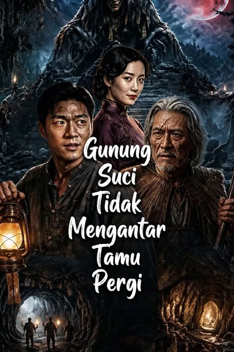 Poster Gunung Suci Tidak Mengantar Tamu Pergi