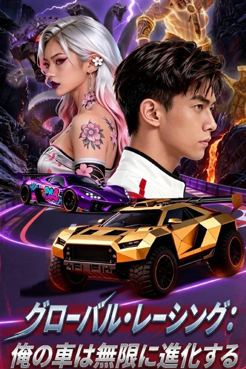 グローバル・レーシング：俺の車は無限に進化するのポスター