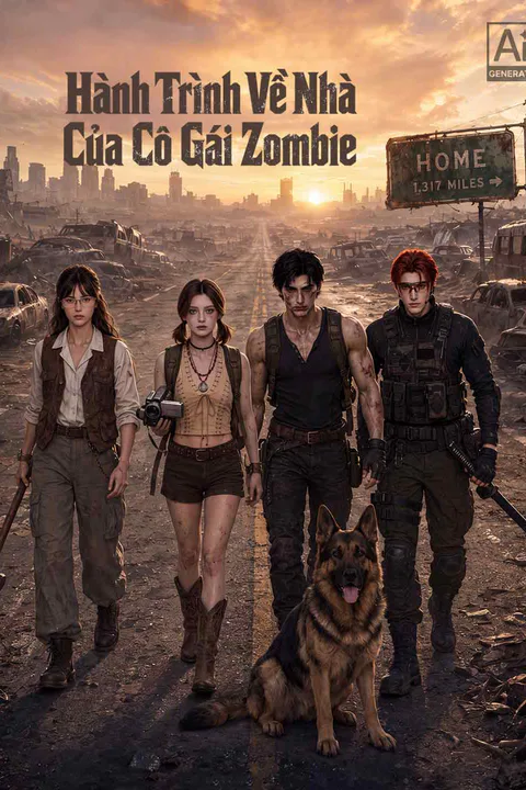Poster Hành Trình Về Nhà Của Cô Gái Zombie