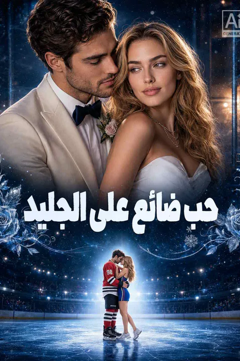ملصق حب ضائع على الجليد