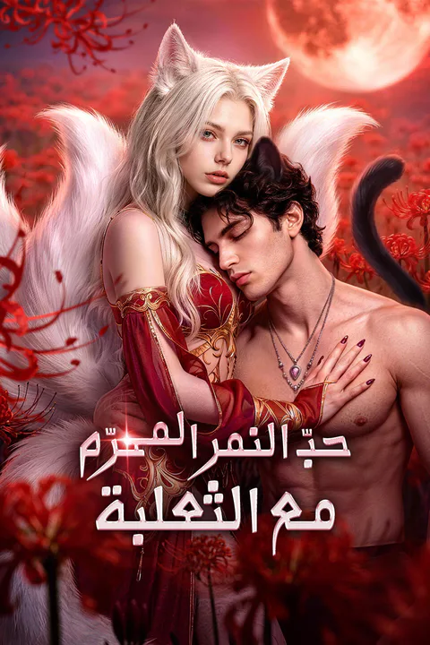 ملصق حبّ النمر المحرّم مع الثعلبة