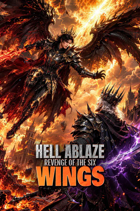 Poster ng Hell Ablaze, Revenge of the Six Wings