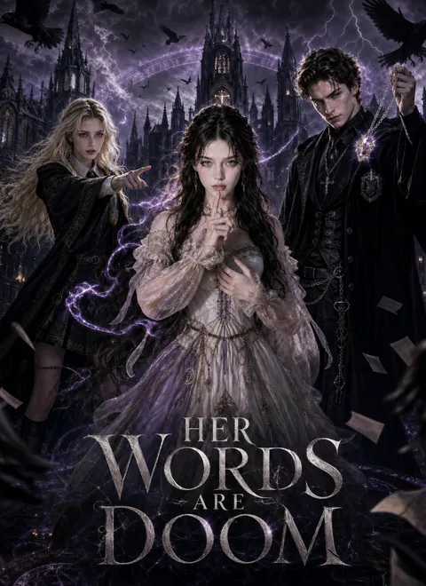 Her words are doom. poster