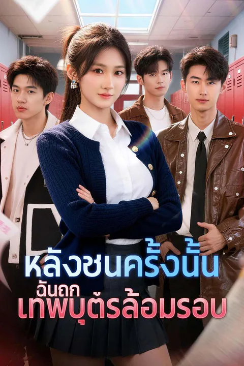 โปสเตอร์ หลังชนครั้งนั้น ฉันถูกเทพบุตรล้อมรอบ