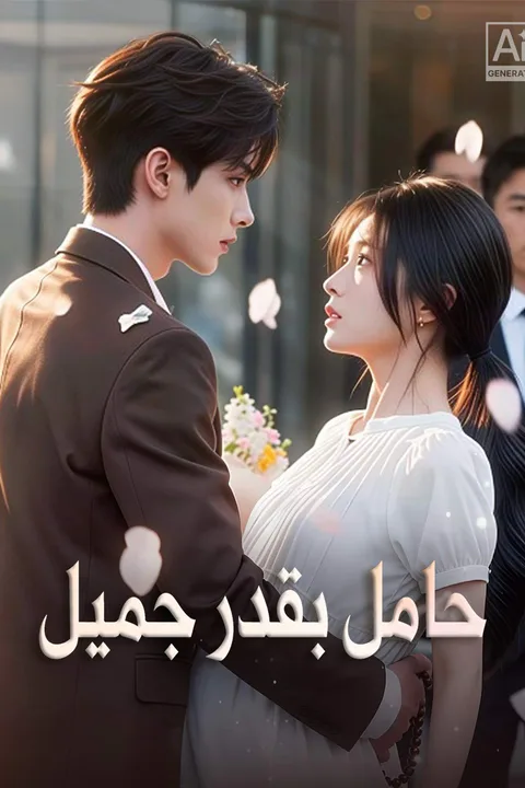ملصق حامل بقدر جميل