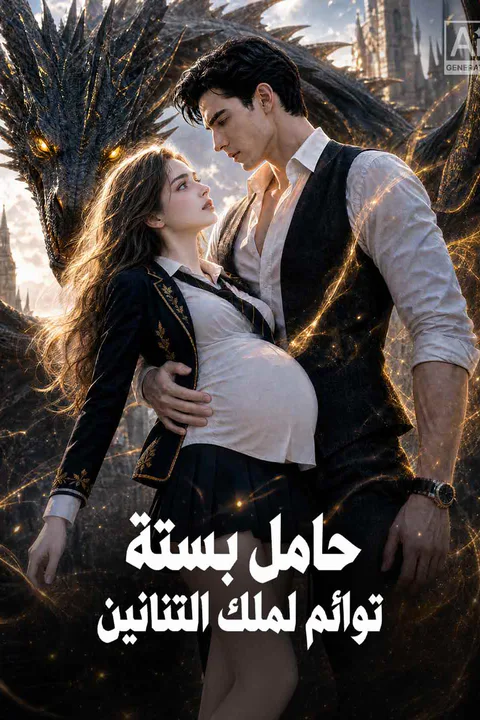ملصق حامل بستة توائم لملك التنانين