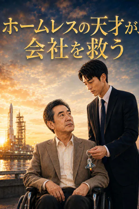 ホームレスの天才が、会社を救うのポスター