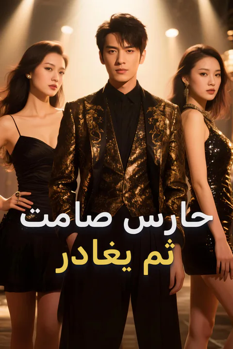 ملصق حارس صامت ثم يغادر-1