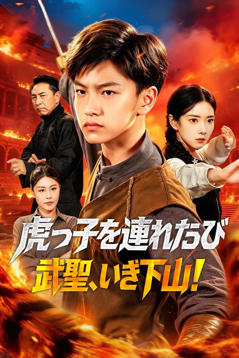 虎っ子を連れたちび武聖、いざ下山！のポスター
