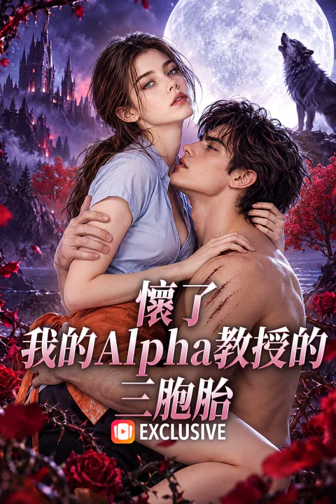 《懷了我的Alpha教授的三胞胎》海報