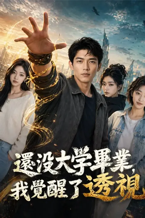 《還沒大學畢業，我覺醒了透視》海報