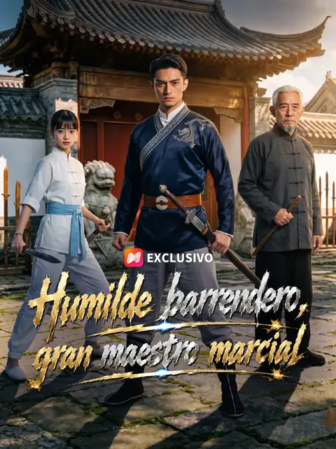 Póster de Humilde barrendero, gran maestro marcial