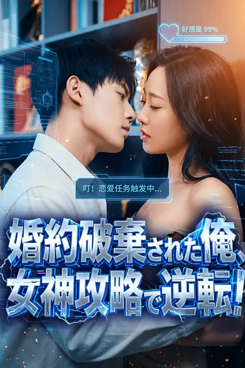 婚約破棄された俺、女神攻略で逆転！のポスター