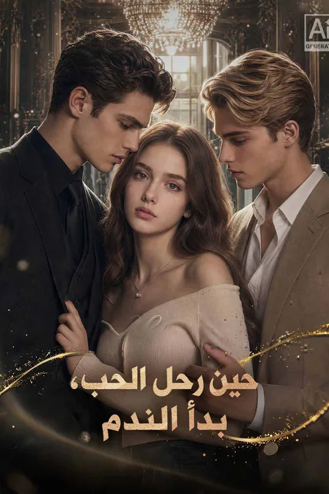 ملصق حين رحل الحب، بدأ الندم