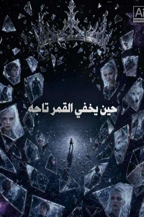 ملصق حين يخفي القمر تاجه