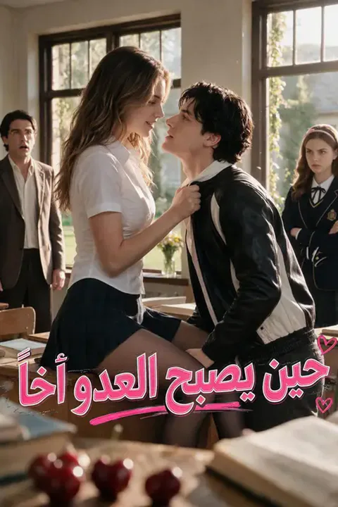 ملصق حين يصبح العدو أخاً