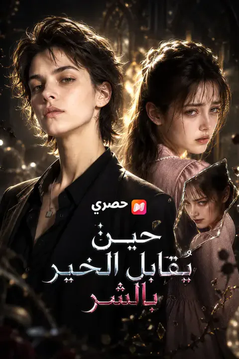 ملصق حين يُقابل الخير بالشر