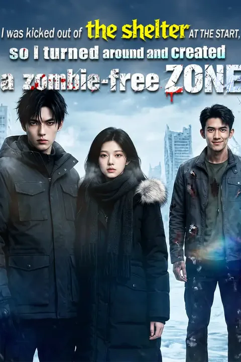 I was kicked out of the shelter at the start, so I turned around and created a zombie-free zone poster