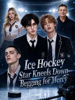 Ice Hockey Star Kneels Down Begging for Mercy poster