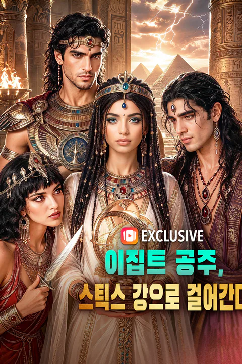 이집트 공주, 스틱스 강으로 걸어간다 포스터