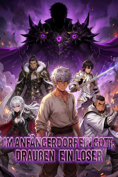 Poster von Im Anfängerdorf ein Gott, draußen ein Loser