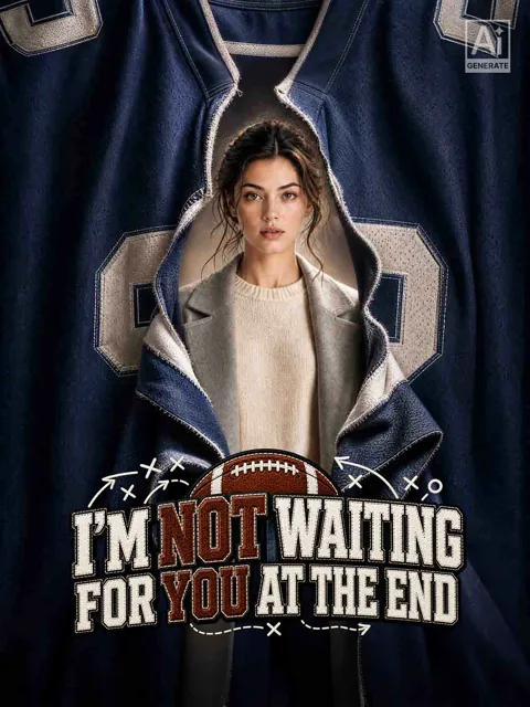 I'm not waiting for you at the end poster