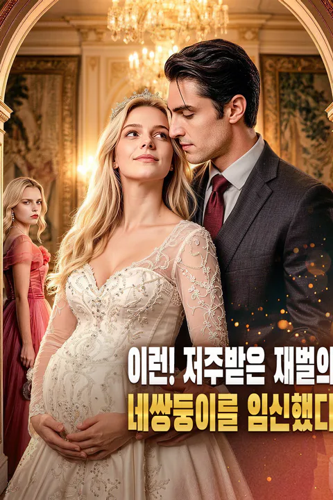 이런! 저주받은 재벌의 네쌍둥이를 임신했다 포스터