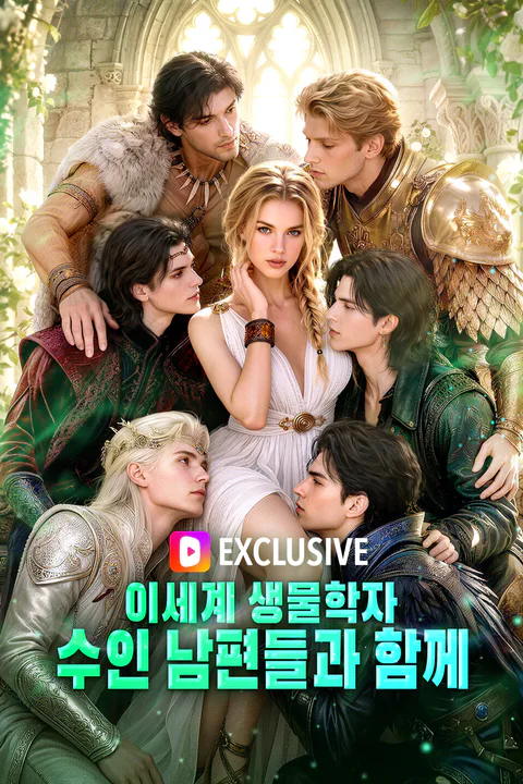 이세계 생물학자, 수인 남편들과 함께 포스터